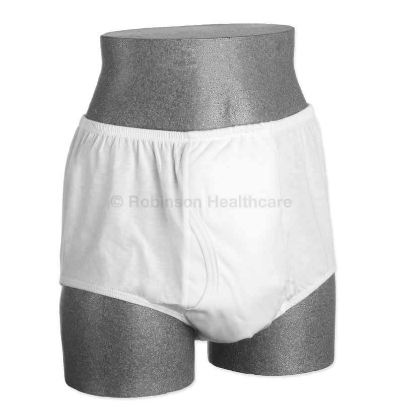 Readi Men's Briefs with Fly and BuiltIn Pad Sports Supports